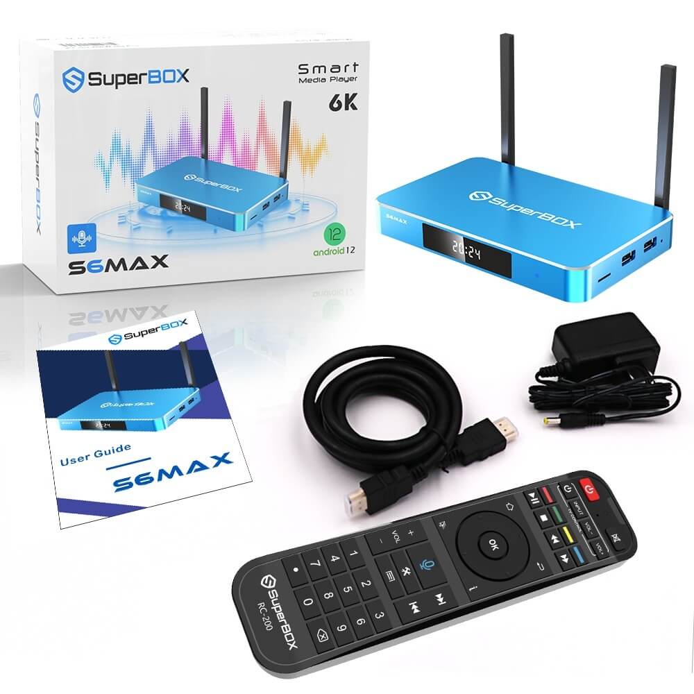 SuperBox S6 Max 4GB RAM 64GB Storage